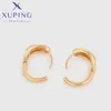 Hoop Earrings Xuping Jewelry Fashionable Exquisite Simple Gold Color Piering Hang Earring For Women Ladies Christmas Party Gift X000767725