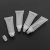 Storage Bottles 50 Pack 10Ml Lip Gloss Tubes Empty Lotion Refill Soft Squeeze For DIY Travel Distribution Bottle