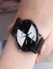 Nieuwe Pollock Candy Girl Watch Student Color Cartoon Watch Minimalisme Casual Women Simple Stylish Black White Quartz PolsWatch3625806