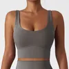Womens Sports Underwear Tight Montering Gym träning Top Yoga Vest Shock-Absorbering Belt bröstkudde Högstyrka Fitnesskläder Sport BH 240430
