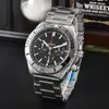 Montres Watchs AAA 2024 MENS Quartz Watch Bnl Six Pin Functional Steel Band New Color Watch Mens Watch