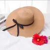 Chapeaux à bord large simple chapeau d'été de protection UV voyage pliable grande