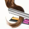 Alisadores de cabelo sem fio com base de carregamento mini 2 em 1 rolo USB 4800mAh sem fio portátil sem fio seco e molhado usa 240425