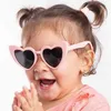 Lunettes de soleil Kids Coeur Lunettes de soleil Summer Sunflower Lunettes de soleil Filles garçons mignons Lunes de soleil belles lunettes de soleil