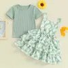 Ensembles de vêtements d'été Vêtements pour les enfants bébé filles tenue pour enfants