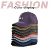 Ball Caps 2024 Retro Cowboy Baseball Cap Letter Broidery Jeans Hat Sanpback Hip Hop Men Femmes Solid Denim Four Seasons Kpop Bone