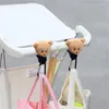 Pièces de poussette B2EB Ensemble de 2pc Beautiful Bear Baby Hanger Umbrella Car Hook Pram Toddlers Cart Multifonctional Bag Organisateur