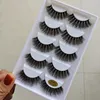 False Eyelashes Selling 3d 5 Pairs Set Makeup Faux Mink Lashes Cilios Wholesale Cosmtics Tools H13 X01 X08