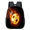 Backpack Football Rugby Padrão impresso Padrão simples Estudante School School Boy Girl Ins Fashion All-Match Travel Macks