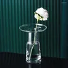 Vases Wester Wind French Style Transparent Vase Vase Water Care Internet Celebrity Home Living Room Decoration Tabletop Decoration Artiste