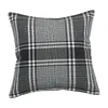 Oreiller carré à plaid à plaid couvre le linge à couverture tissée taise d'oreiller décorations décorations pour canapé pour canapé 18 x