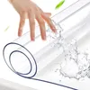 Tischtuch PVC transparente Tischdecke und Mattenschutzfilm kratzfeste hitzebeständige Raumdekoration