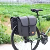 Sac à vélo à vélo imperméable Sac à vélo de vélo multifonctionnel Breadgo Cargo portable grande capacité avec sacoches de poignée 240416