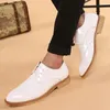 Casa -Schuhe speicherte Zeh schnüren Herren bequeme Slebende Oxford Schuhe formale Oxfords klassische Männer für Hochzeit