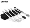 5pcsSet roestvrij staal BBQ Utsil Grill Set Tools Outdoor Cooking BBQ Kit met Carry Bag Camping Barbecue Accessories Tools T207565062