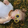 Zaolihu çiçek çocuk güneş gözlüğü küçük yuvarlak el yapımı elmas gözlük yaz plaj gözlük çocukları parti gözlük gafas 240416