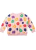 Kleidungssets Kindermädchen Kleidungsstücke Blumendruck Sport Sweatshirts+Hosen Kleinkind Mädchen Kleidung Chid Outfits Schulmädchen Outfits 2-7y