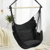 Hangmat stoel hangende touw swing stoel draagbare comfortabele hangmat stoel hangende slaapstoel home outdoor druppel 240423