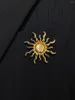 Broches de broche de sol europeu e americano