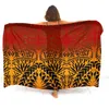 Robe enveloppe hawaïenne personnalisée conception polynésienne imprimement dames tempérament sarong de balas d'été