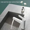 Bathroom Sink Faucets Fashionable Pull-out Style Bathroom Faucet Cold and Hot Sink Faucet Kitchen Bathroom Sink Faucet Water Dispenser Tap