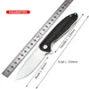 High-End Gentleman Portable 440A Steel G10 Tactical Knife For Outdoor Survival Fishing Hiking Camping Folding EDC Pocket Knives