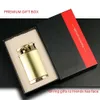 Customized Product Patterns Green Fire Lighter Windproof Jet Flame Without Gas Lighter With Double Fire Two Torch