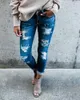 Diseño de jeans para mujeres Button de mujeres azules colombianos elevadoras flacas buhigh cintura pantalones de mezclilla