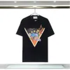 T-shirts T-shirts T-shirts T-merkontwerper T Tees Rainbow Mushroom Letter Afdrukken Korten Katel losse Men Casa Blanca Women Shirt 7352