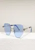 Sunglasses Women and Men Summer Maske 2 Style AntiUltraviolet Retro Plate Frameless Fashion Glasses Random Box9908845