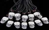 Schmuck Ganz 12 pcs Nachahmung Yak Knochenschnitzer Halloween Horror Skelett Schädel Kopf Anhänger Halskette Geschenke für Männer Frauen0395590841