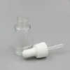 Bouteilles de rangement vides transparents 10 ml de maquillage en verre bouteille complémentaire à huile essentielle Pipette rechargeable récipient rechargeable