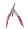 Nail Art Clipper Cutter pour False Nail Edge Manucure Acrylique Gel UV False Tips Cutter Cutter Pink Manucure Cutter Clipper Tool7165087