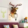 Wall Lamps DLMH Contemporary Deer Antlers Lamp Personalized And Creative Living Room Bedroom Hallway Aisle Decoration Light