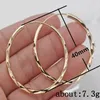 Hoop oorbellen modieus overdreven overdreven grote cirkelvormige trendy trendy Hong Kong -stijl dames coole gewone sieraden