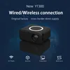 YT300 Projector Mini Portable hoogwaardige Beerder Outdoor Camping Smartphone Wireless Mirroring Ondersteund Home Theatre 240419