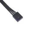 2024 40cm 1 To 5 4-pins Molex TX4 PWM Fan CPU Hub Computer PC Case Chasis Cooler Power Extension Cable Splitter Adapter Controller for PC