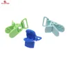 Sutoyuen 100pcs d Forme Kam Plastique Plastic Clips Clips Plastic Soother Mincy Chain Clips Clips For Rubbon 20 mm 240423