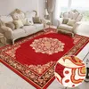 Retro Persian Style Carpet for Living Room Boho Soft Thickening Large Area Rugs Decoration Home Mats Washable Customizable 240419