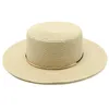 Summer Women Sun Hats Straw Caps 5658cm Borrenismo plano Gat.
