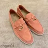 10A Ретро зеркало качество дизайнера S Loro Casual Shoe Charms Walk Moccasins для женщин 18 цветных путешествий Pianas loafer черные белые кроссовки Nkle Run Trainer Trainer