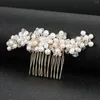 Clip per capelli Pearl Petty Daily Side Side per donne in lega cristallina Clip Charm Wedding Ornament Gioielli fatti a mano all'ingrosso