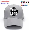 Ball Caps Unisex Cap Casual Plain Baseball Adjustable Snapback Hats For Women Men Street Dad Hat Custom Design Your Logo Hip Hop