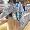 Omuz Çantaları Hisuely Moda Bel Çantası Lazer Şeffaf Plaj Çalışan Koruma Anahtar Telefon Tutucu Spor Seyahati Kadınlar için