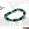 Natural Cats Eye Obsidian Hematite Bracelets Men for Magnetic Health Protection Opal Bead Soul Jewelry Pulsera 240423