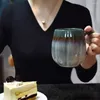 Kubki Kreatywne piec zmiana kubka śniadaniowe filiżanki retro kawy kawy mleko ceramiczne podgrzewanie dłoni o dużej pojemności naczynia