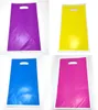 Opakowanie prezentów 20pllot Baby Shower Party Girls Chłopcy Favors Solidny kolor plastikowy łup torby urodzinowe