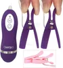 10 vitesses vibratrice de mamelon massable étanche Clit de clitoris Clip de mamelon vibrant Pinces Silicone Vibraters Sex Toys for Women Y18376942