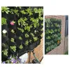 Planters potten 36 zakken verticale muur gemonteerde plantzakken zwarte niet-geweven stoffen hangende potten groentebloemplant pot tuin tuin d4