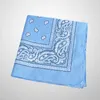 Bandanas bomull tryckt bandana paisley pannband balaclava fyrkantig halsduk kvinnors pannband för höfthopp cykling diy cover himmel-